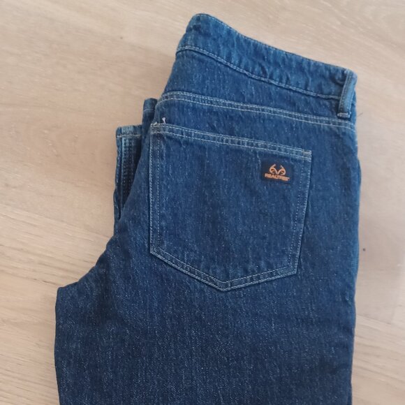 Flannel Lined Denim Jeans.  Tall teen/ men - Picture 2 of 5